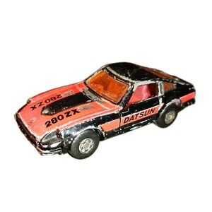 Vtg Matchbox Lesney MB24 1979 Datsun 280 ZX Black Red-Orange Hong Kong Superfast